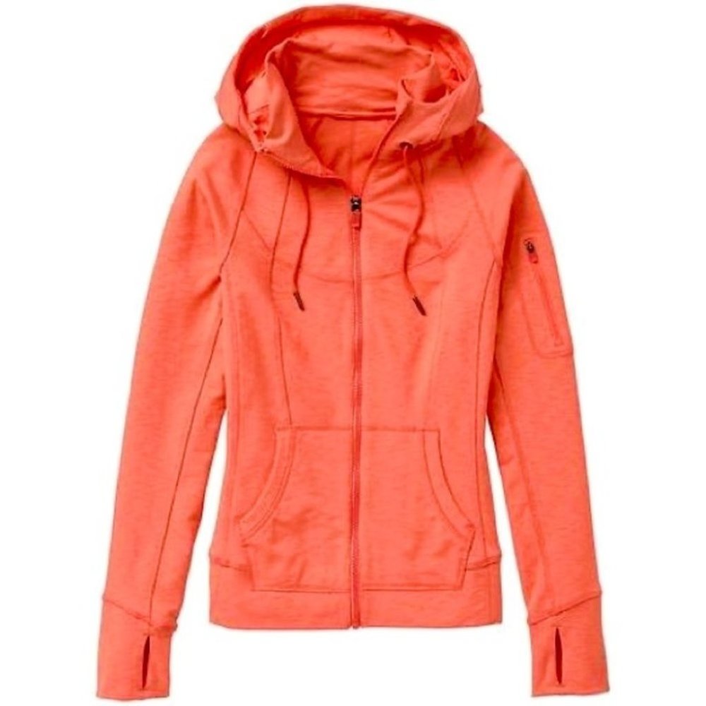 Athleta Coral Fleece Lined Zip Up Jacket